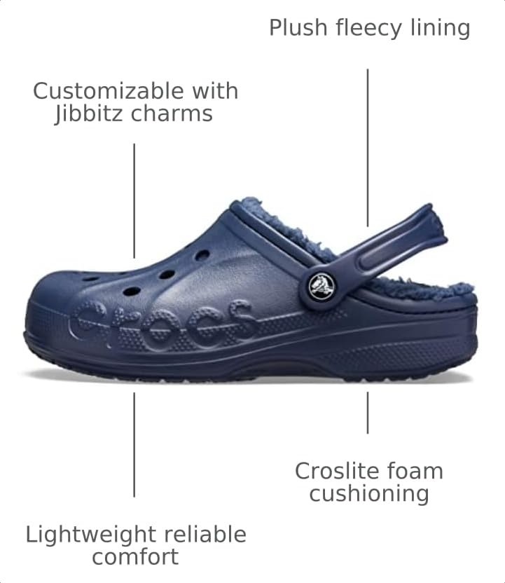 Image of Crocs Unisex-Adult Baya Lined Clog