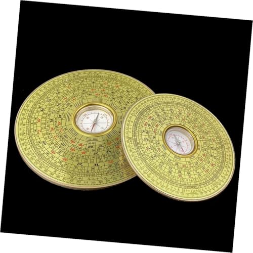 Brújula Feng Shui giratoria tradicional 10 cm diámetro miniatura 6