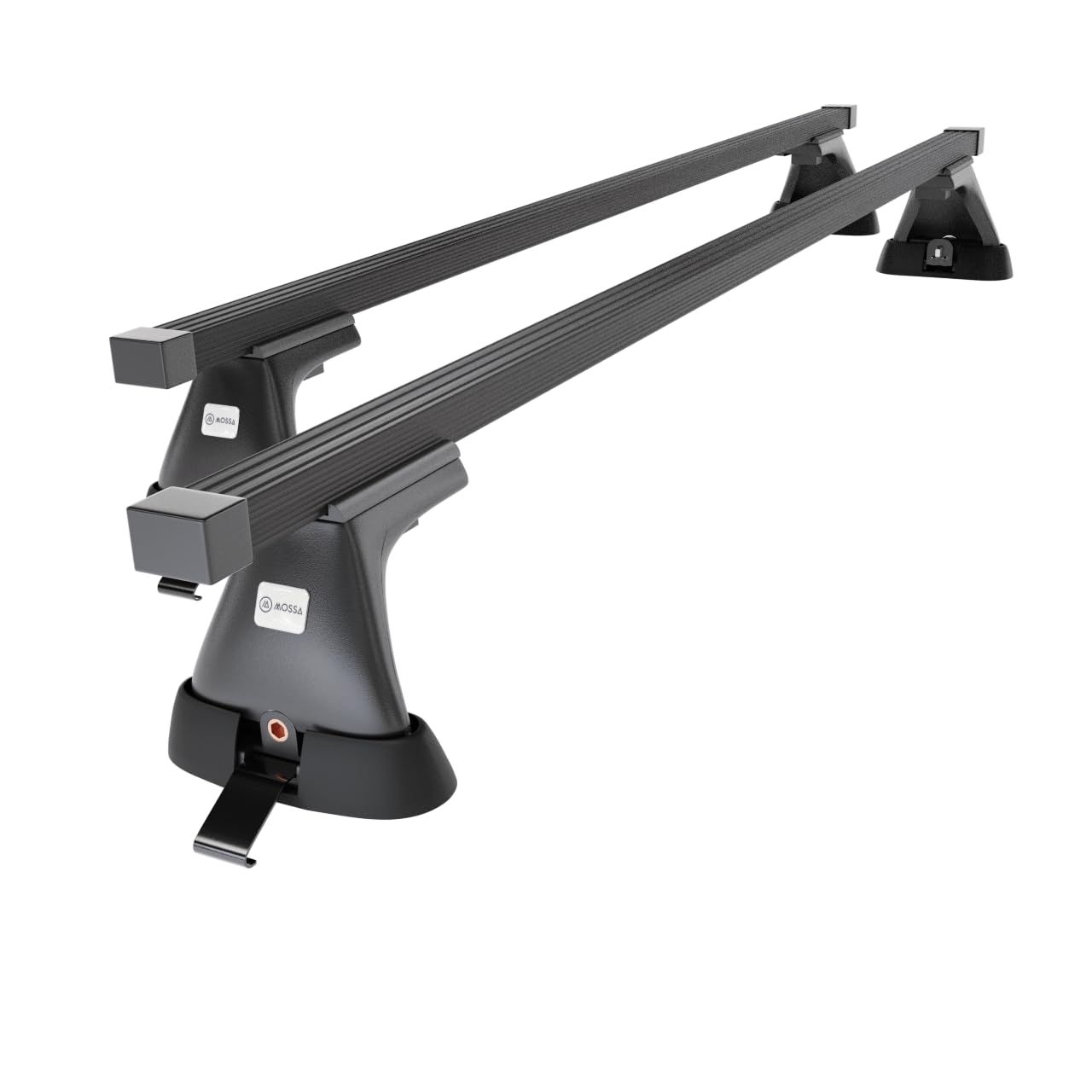 Mossa Barras de Techo Acero aptas para Citroen Berlingo I (2003-2010) Negro | Furgoneta - puntos de montaje