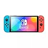 Nintendo Switch – OLED Model w/Neon Red & Neon Blue Joy-Con (Renewed)