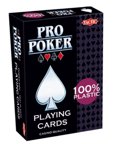 Tactic Games UK PRO Poker plastica Carte da Gioco