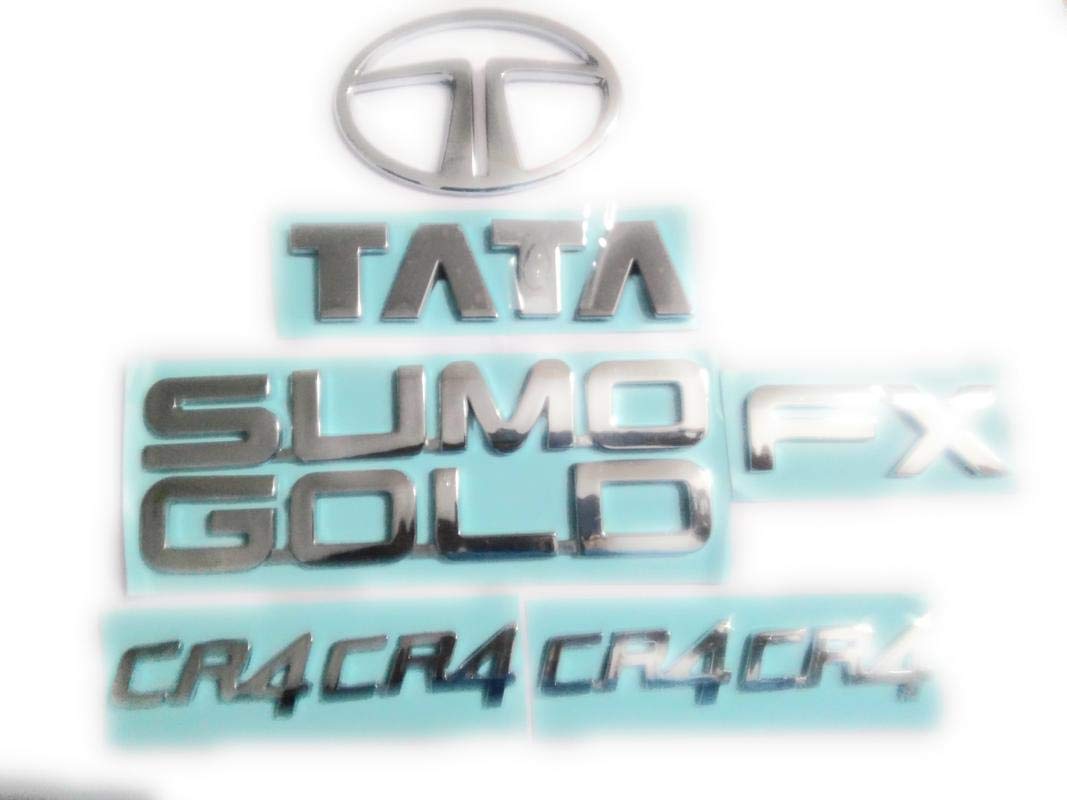 ZUPIN CAR Badge Emblem Monogram/Logo/Decals/Wraps/Sticker /3D for TATA Sumo Gold Rear Side Full Kit-picture-32