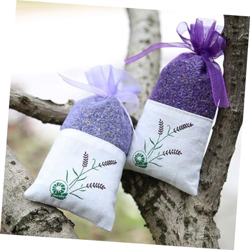 Alipis 12pcs bolsas de sachet lavanda con cordón organizador miniatura 3