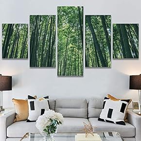 SIGNWIN 5 Panel Canvas Wall Art Modern Art...