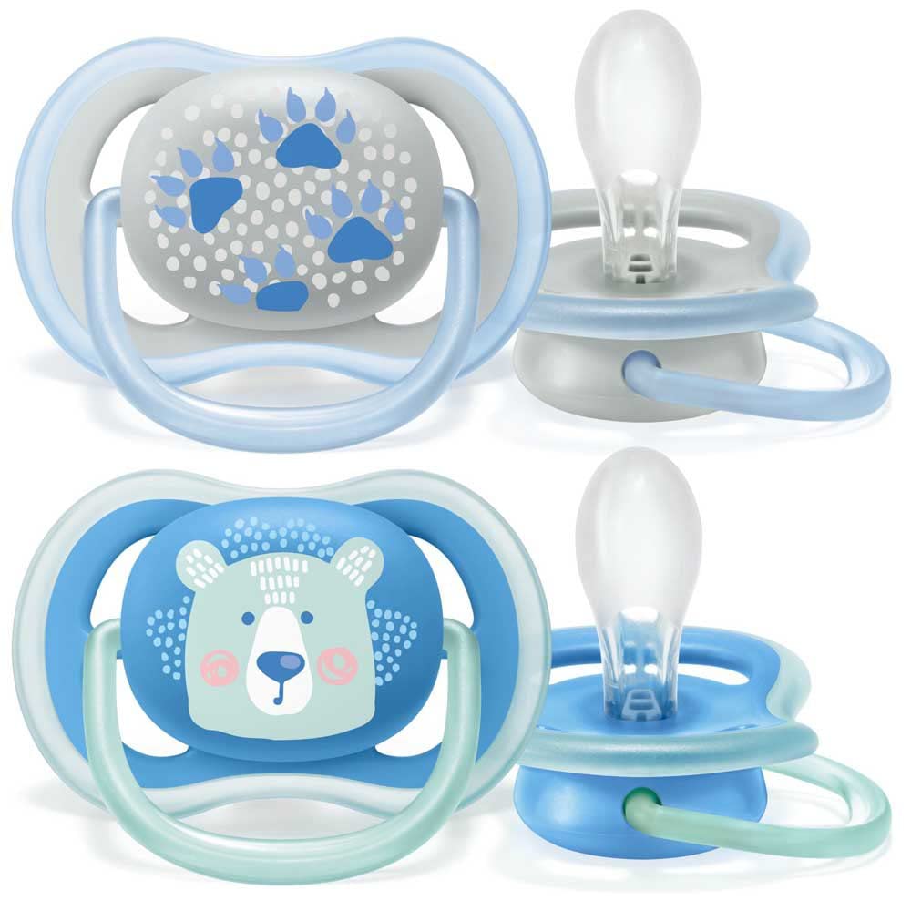 Avent Ultra Air Pacifier SCF085/03 Lightweight Shield Designed to Provide Airflow with Large Holes to Keep Your Baby's Skin Dry