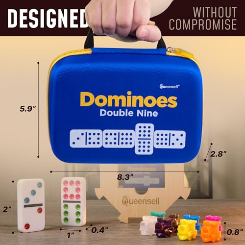Queensell Double 9 Dominoes + Mancala + Cribbage miniatura 4