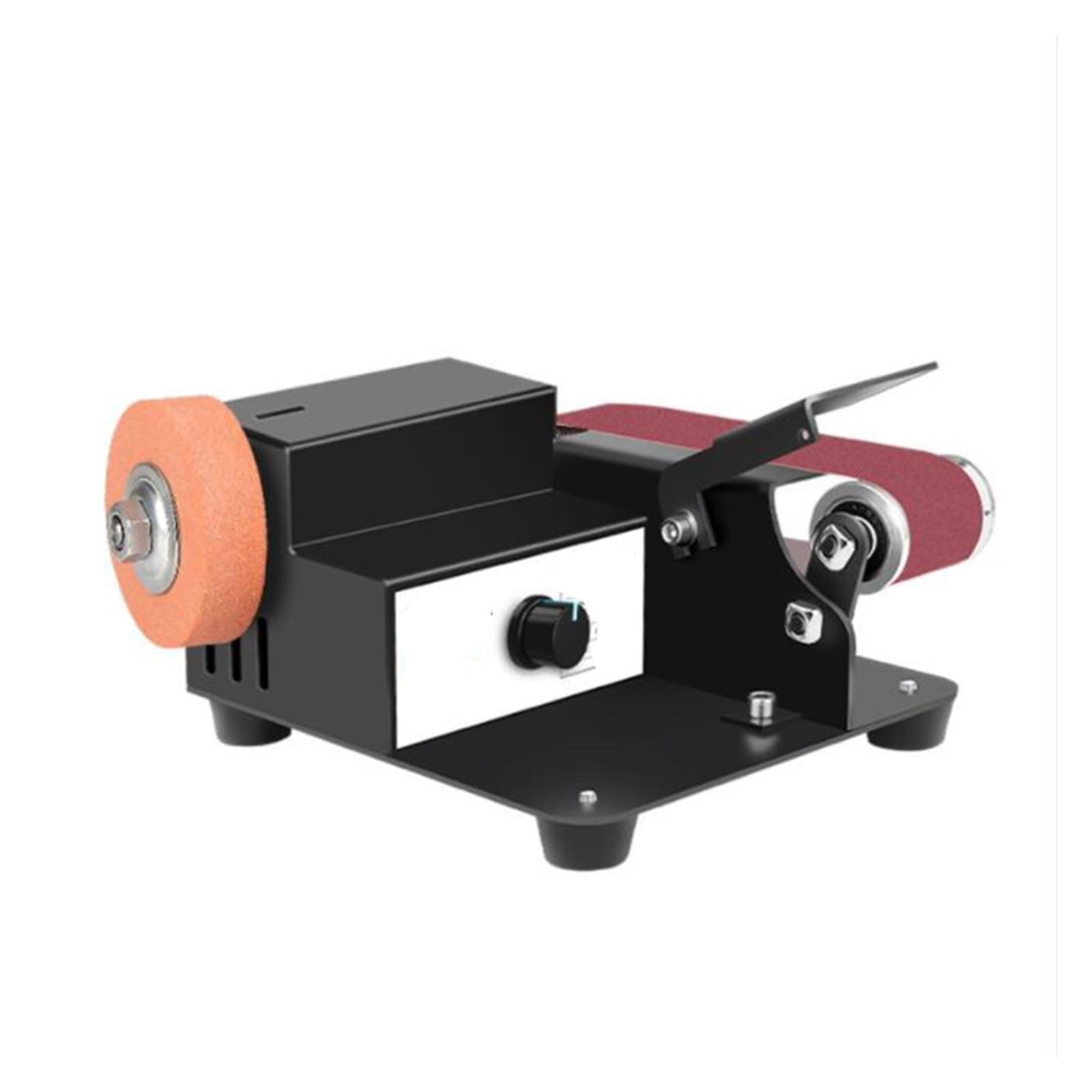 Csdasw Nero Small Wood Belt Sander Abrasive Belt Sanding Machine Jewellery Diy