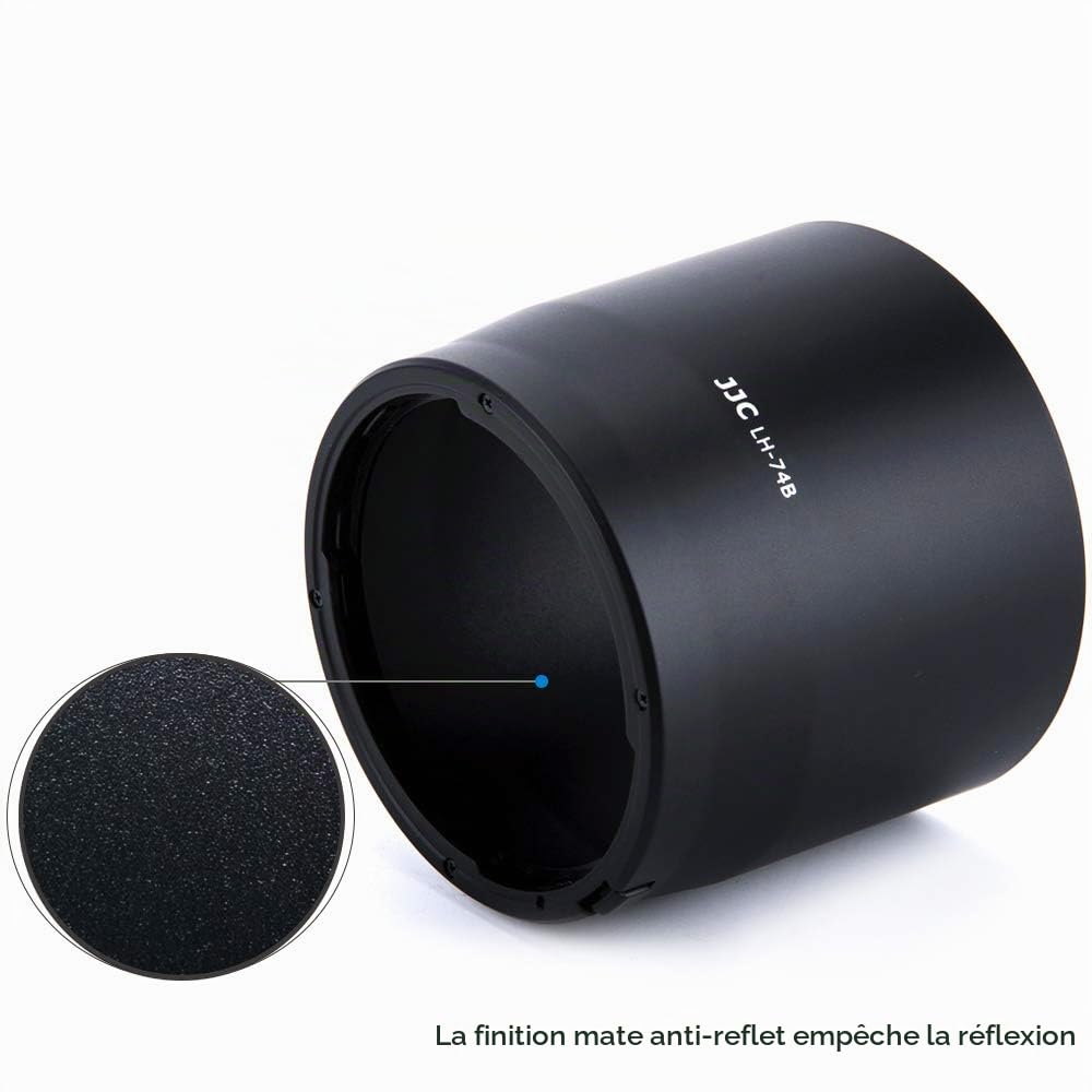 JJC Pare-Soleil avec Filtre UV 67 mm pour Objectif Canon EF 70-300 mm F4-5.6 is II/RF 100-400 mm F5.6-8 is, Remplace Le Pare-Soleil Canon ET-74B