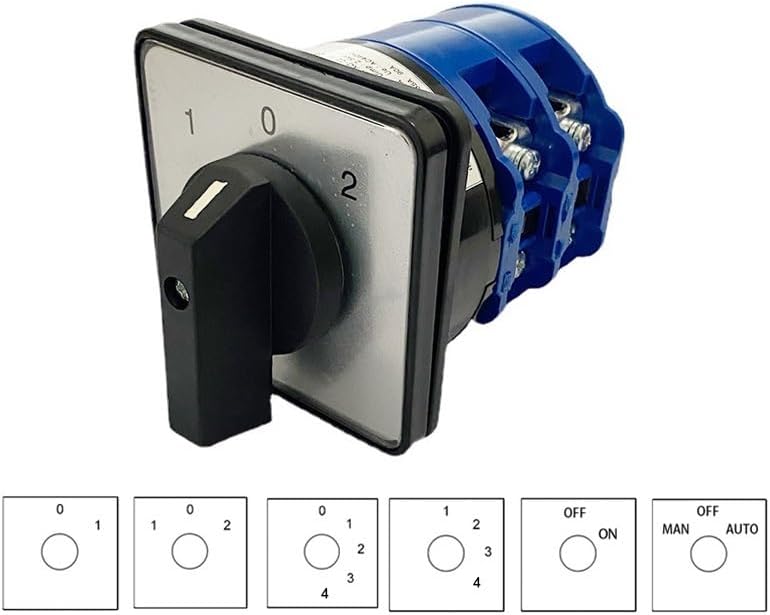 125A Two Poles Conversion LW26-125 LW28 Three Positions Reverse Dual Power Supply Forward and Reverse Cam Switch(0-1)
