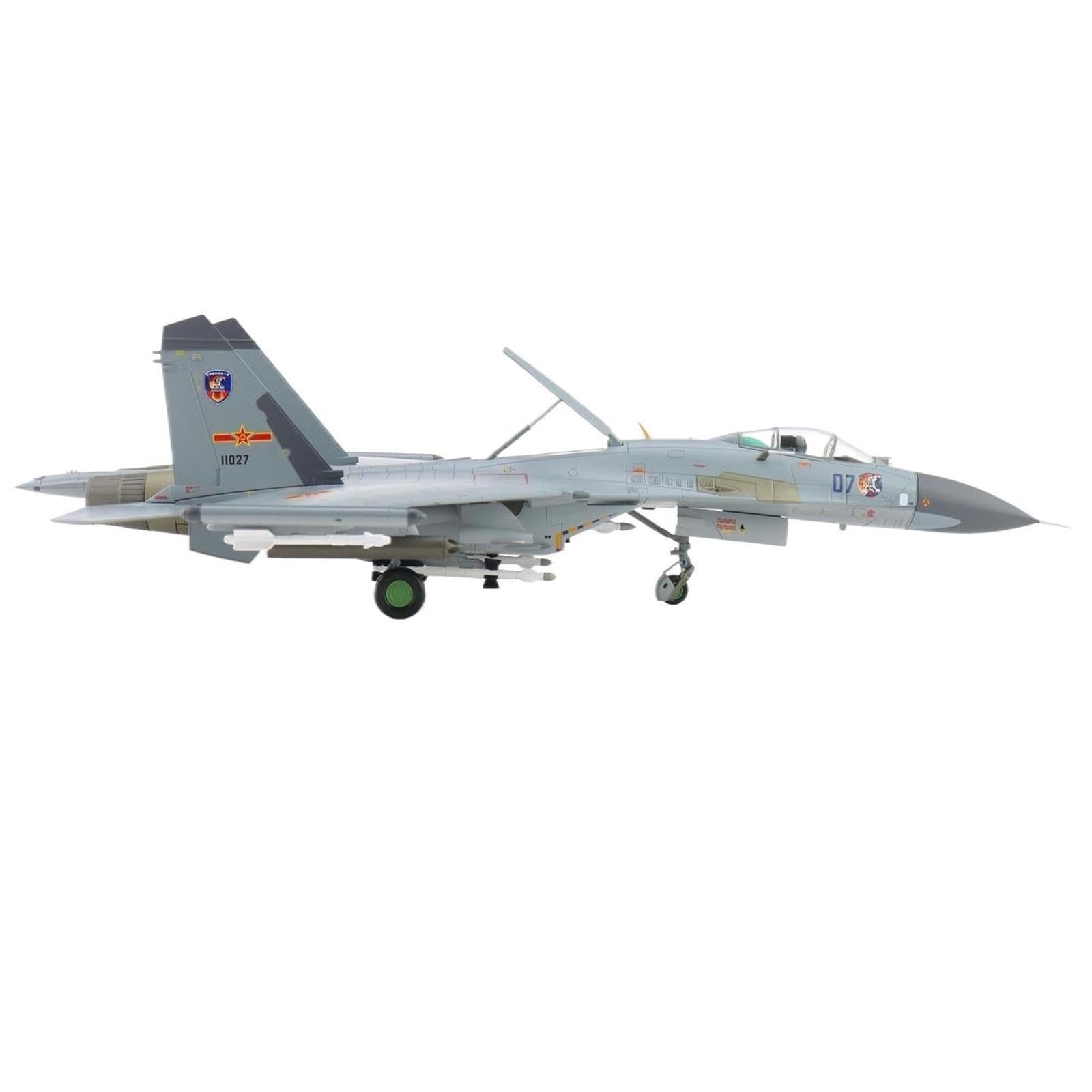 aerei a reazione Figurina in lega cinese Su-27 Fighter Jet 2001 in scala 1/72 regali per piloti