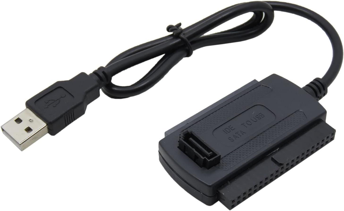 USB 2.0 to IDE SATA Adapter Converter Cable for 2.5 3.5 Inch Hard Drive Drives HDDs SSDs IDE and SATA Adapter Cable