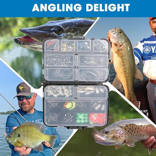 Kit de accesorios para pesca 183 piezas con caja organizadora miniatura 4