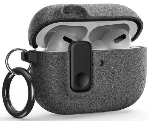 VRS Design Modern Lock for Apple AirPods Pro 3rd Generation Case (2025) – Sleek Protective Style with Locking Security Compatible with Airpods Pro 3 (Sand Stone)