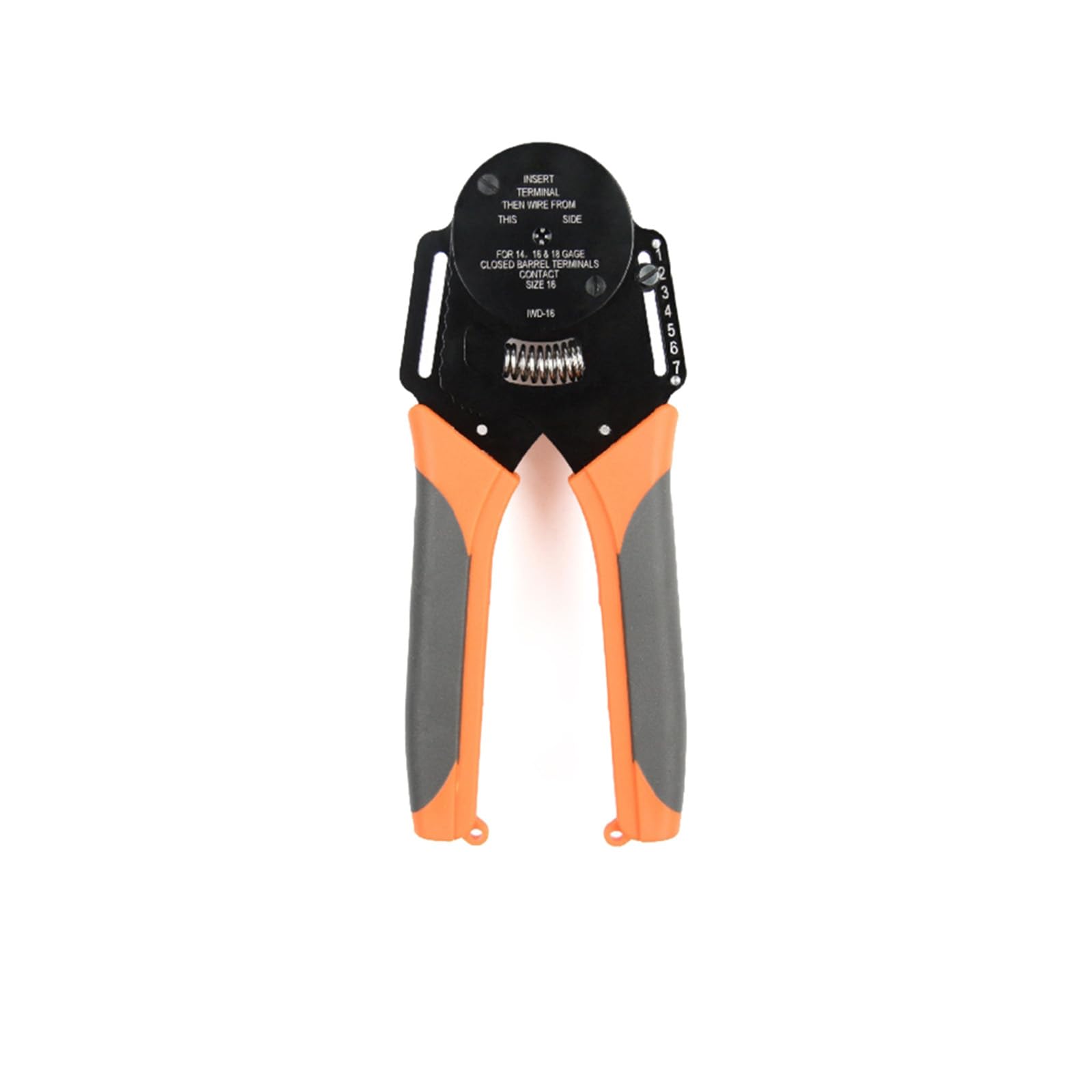 Kalttoy Iwd16 Efficient Closed Crimper Crimpings Plier Tool 4 Way Indent 8Impression Type Pliers Easy Wire Pliers Tool Wire