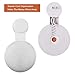 Caremoo Google Home Mini Wall Mount, White, 3 Pack - Superb Cord Management for Space-Saving Design