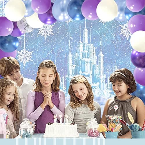 Palloncini Blu Viola Frozen Palloncini 60 Pezzi