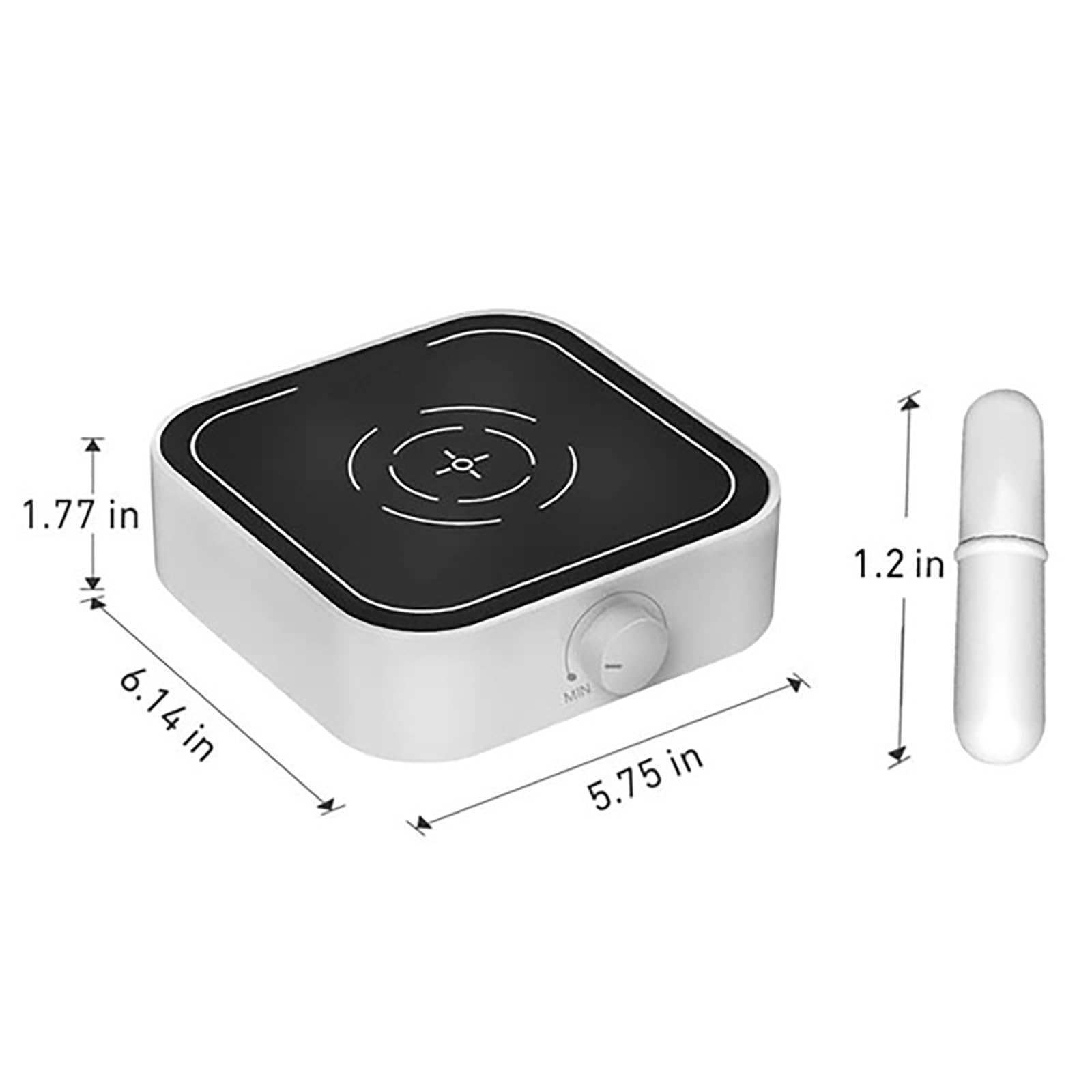 Agitatore magnetico portatile, mini miscelatore magnetico con asta di agitazione, motore senza spazzole, capacità di miscelazione 3000 ml, velocità massima 3000 giri/min, ideale per applicazioni di