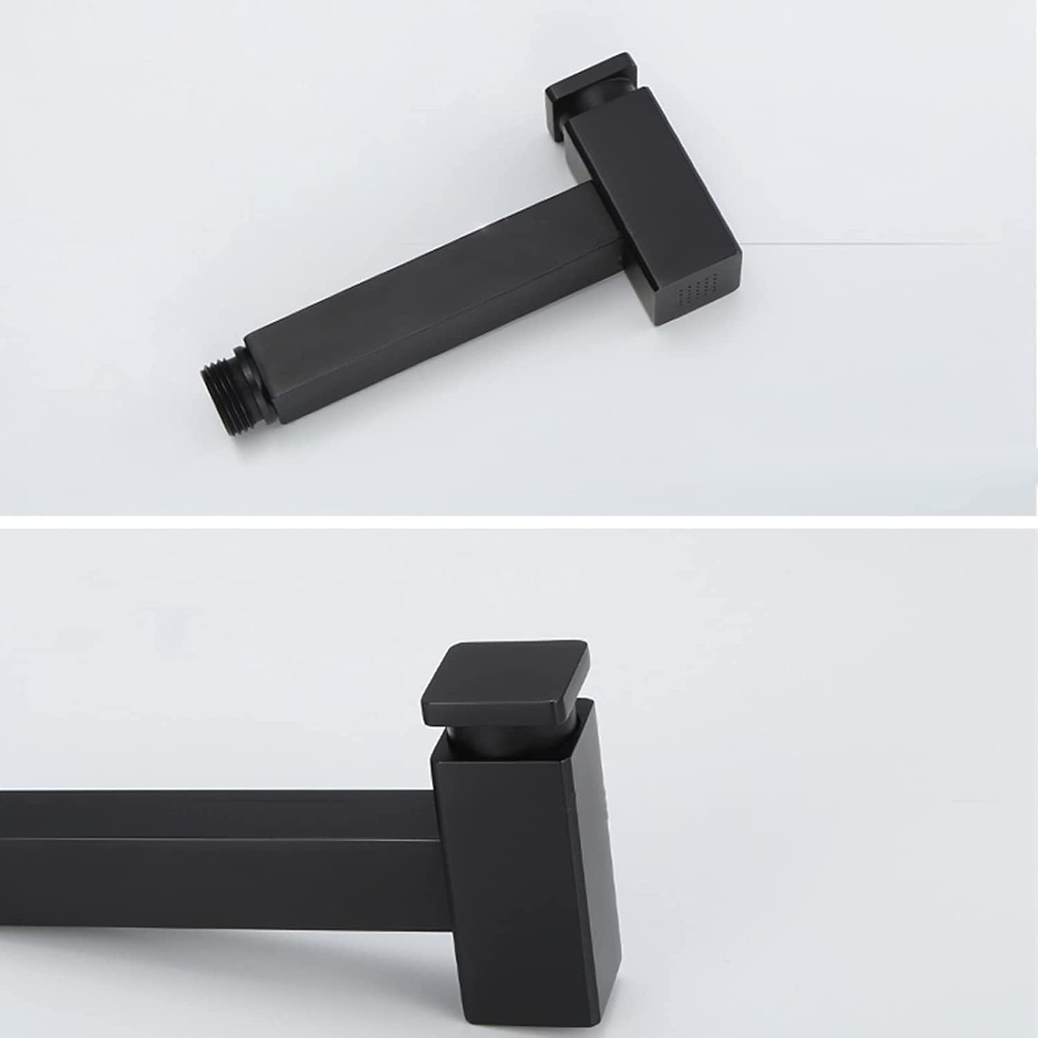 Wall Mounted Toilet Shower Spray Mixer Set Black Hand Held Sprayer Toilet Attachment Hot and Cold Bathroom Toilet Bidet Mixer Spray Kit,Shower Hose-A