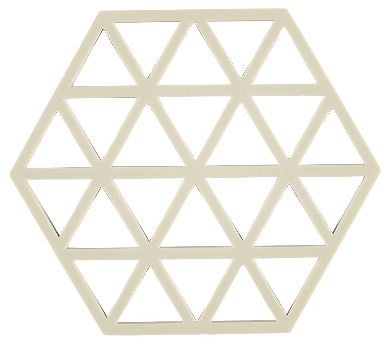 Zone Denmark 24358-CN Trivet Triangles Biscuit, 12P