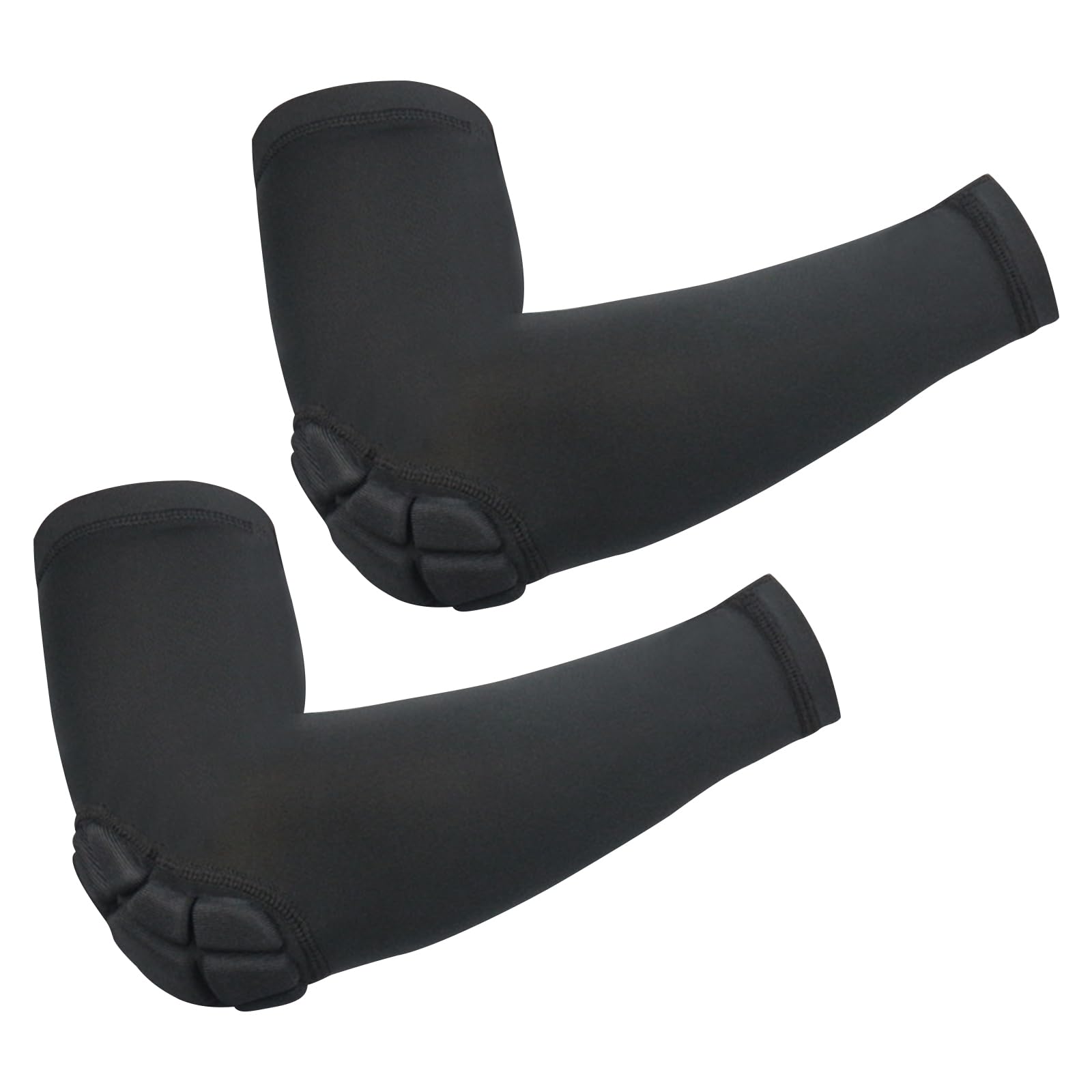 1 Pair Rembourré Coudiere Volleyball, Manchon de Compression Bras, Coudiere Musculation,Coudiere Sport, Coudières Anti-Chocs pour Basket-Ball Football Cricket Volleyball, Protege Coude Musculation