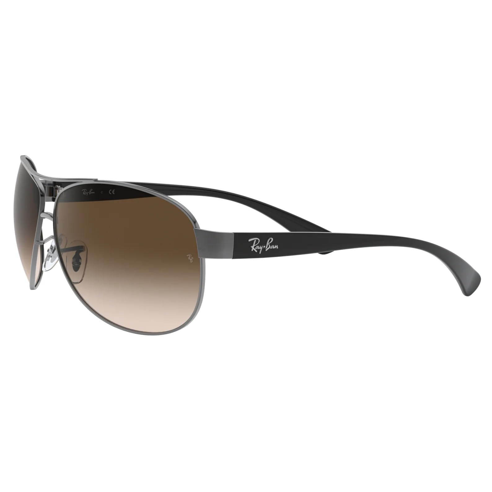 Ray-Ban de los hombres Gafas de sol de aviador RB3386, marrón, One Size