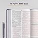 CSB Super Giant Print Reference Bible, Value Edition, Purple LeatherTouch, Red Letter, Presentation Page, Cross-References, Full-Color Maps, Easy-to-Read Bible Serif Type