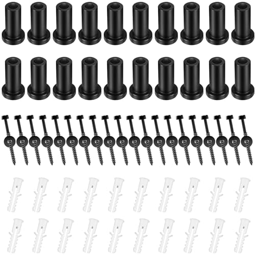 Zonon 20 Set Barn Door Spacers Kit Sliding Replacement Barn Door Rail Track Hardware Wall Spacers...