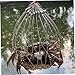 VICASKY 2pcs Steel Wire Crab Cage Wire Mesh for Efficient Crab Catching Suitable for Sea Includes Bait Pin and Counterweight Reusable Tool