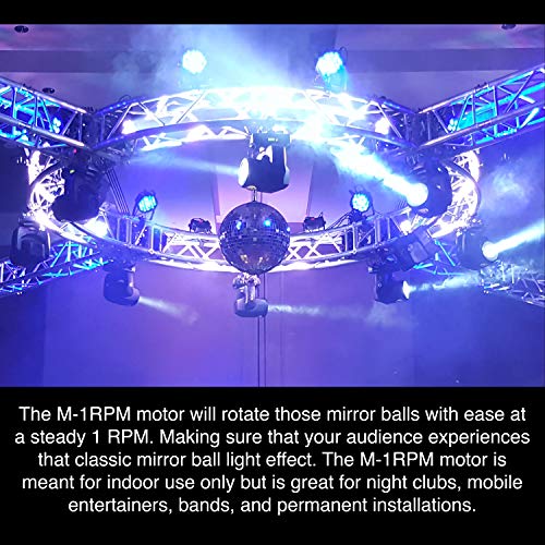 Em12 Eliminator Lighting 12 Inch Mirror Ball & American Dj Heavy Duty Mirror Ball Motor For Up To 12 Inch Mirror Ball #TOP5