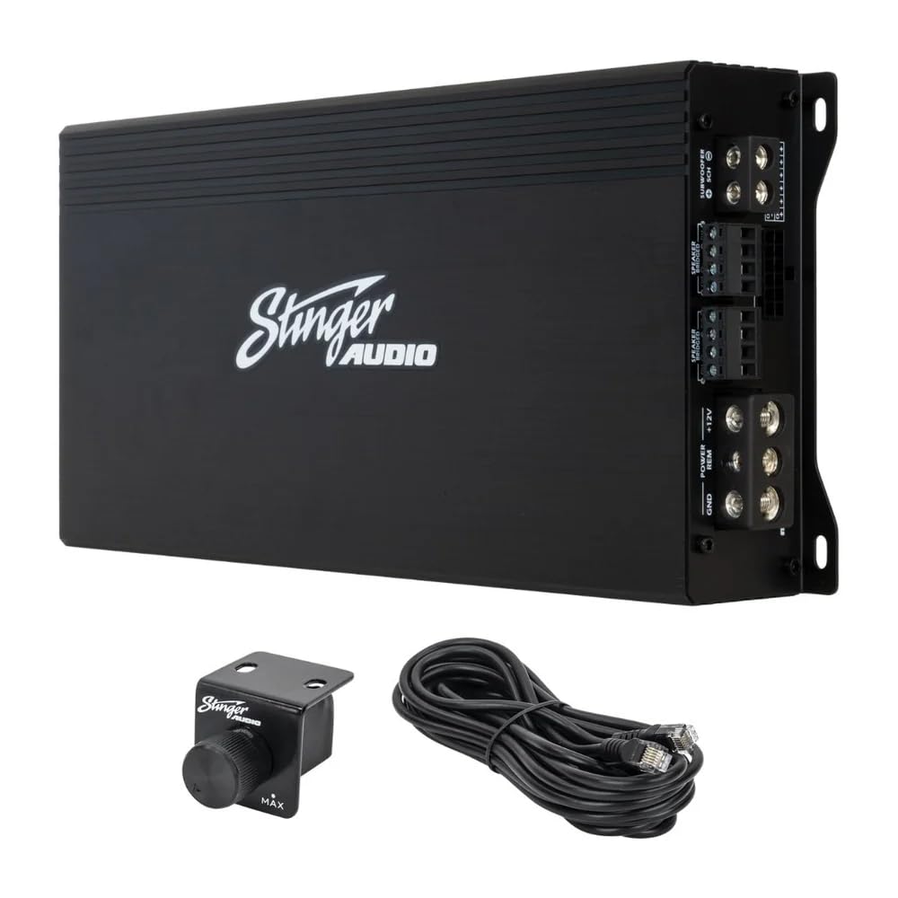 STINGER Audio MT-1000.5 1200 Watt RMS 5-Channel Car Audio Amplifier