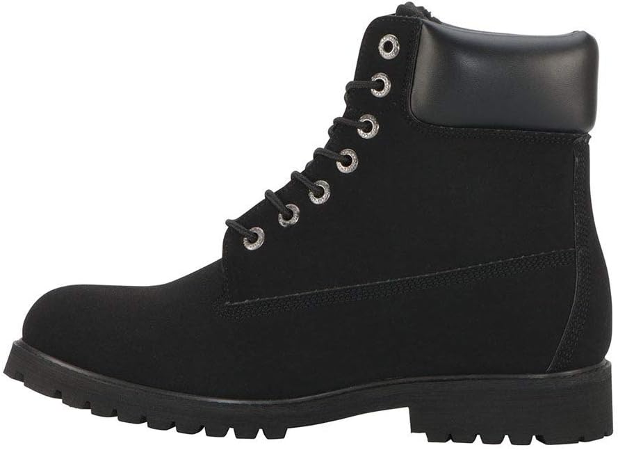 Lugz Men's Convoy Fleece Classic 6-inch Chukka Boot, Black, 10.5 D US