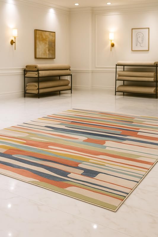 Image of Luxurious Tufted Woolen Carpet Collection Size 10 X 12 Feet (Color-Multi)