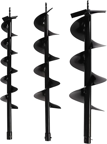 Miniatura 3 de Excavadora de agujeros de poste de 52CC 2.3HP con taladro de excavación a gas con brocas de 4" 6" y 8 brocas de taladro para plantar árboles