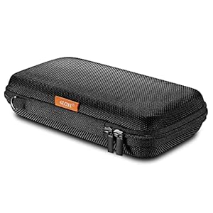GLCON Portable Protection Hard EVA Case for External Battery,Cell Phone,GPS,Hard Drive,USB Charging Cable,Carrying Bag Mesh Inner Pocket,Zipper Enclosure,Durable Exterior,Universal Travel Pouch Bag