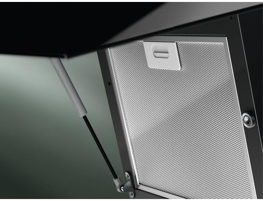 ELECTROLUX Cappa decorativa da parete LFV339K, larghezza 90 cm, 535 m3/h