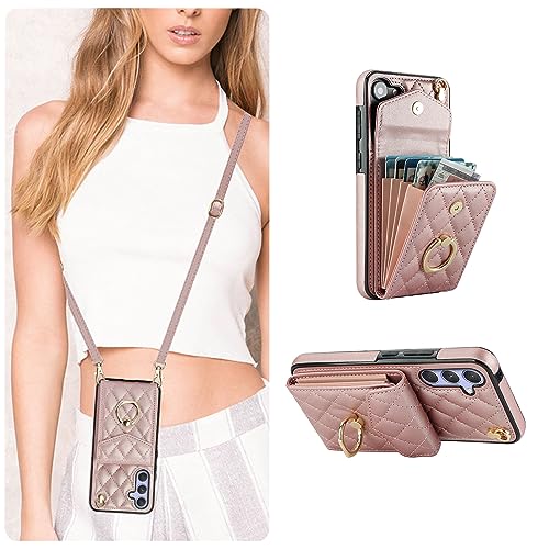 Étui Samsung Galaxy A16 or rose idée cadeau protection élégante