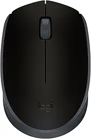 Mouse sem fio Logitech M170 com Design Ambidestro Compacto, Conexão USB e Pilha Inclusa - Preto
