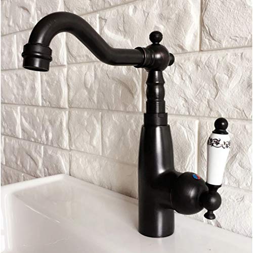 Mitigeur de boucheur LWX en bronze huilé au design rétro contemporain