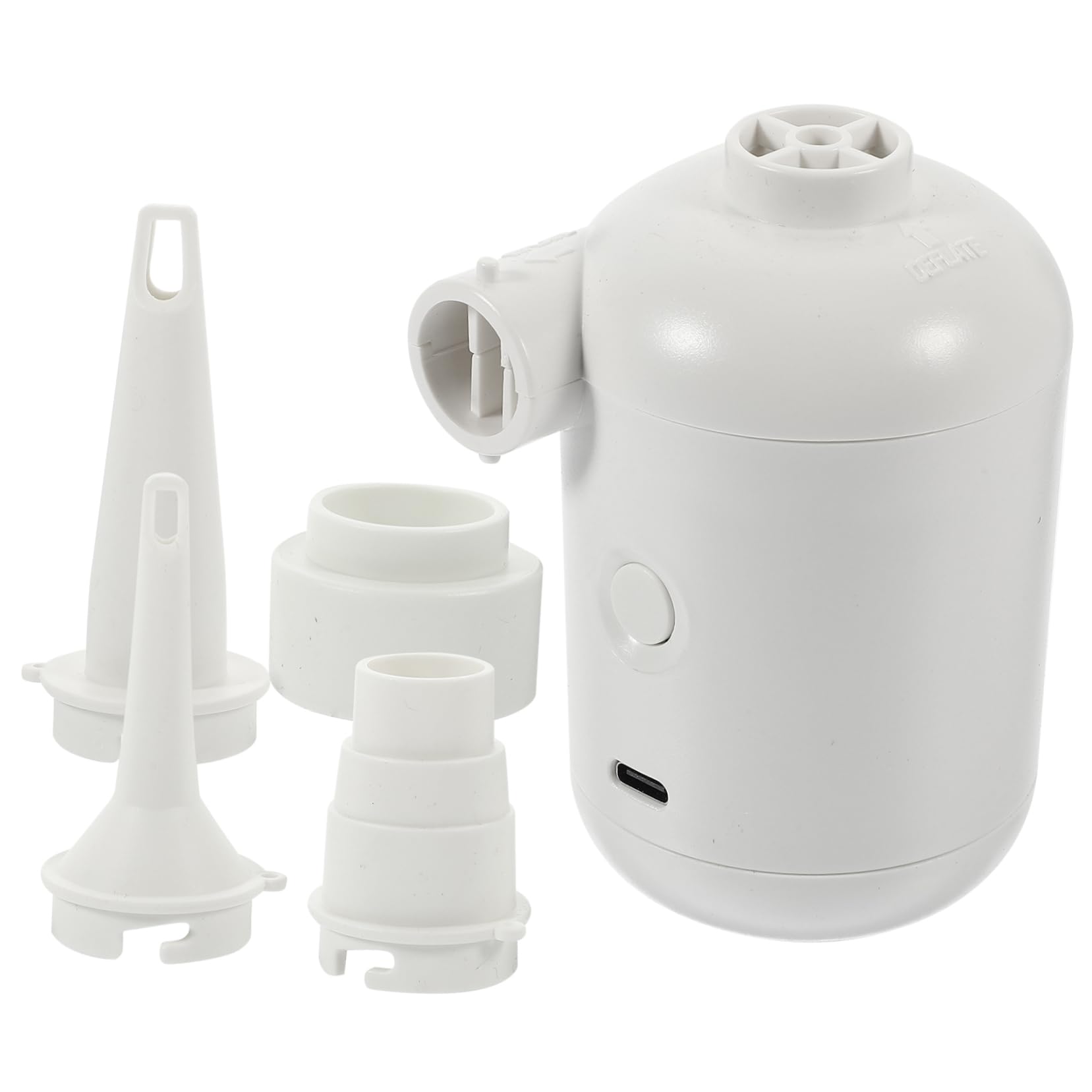 Anneome 1Set Electric Air Pump for Home Outdoor Use Multi Function Inflatable Mattress Pool Inflator High Airflow Lightweight Portable Design for Camping More