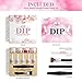 Nail Dipping Powder Starter Kit 4 Changing Colors(1oz.),French Dip Acrylic Nails Powders System(Comes with Bond,Base,Activator,Top,Brush Saver,4 Powder Jars + Some Manicure Tools)