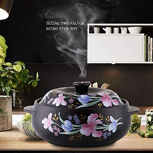 Auflauf im koreanischen Stil mit Lilie und gerösteten Blumen, den Sie verwenden können, um eine köstliche Suppe für Ihre Familie zu Kochen (Size : 0.8L) Decorate