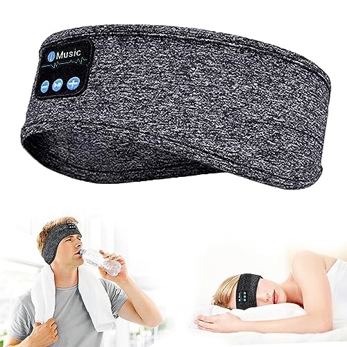COTOP Cuffie Per Dormire, Fascia Sportiva Bluetooth,Regali originali per uomo e donne con Bluetooth 5.0 per dormire, Yoga, insonnia, sport, viaggi, tennis