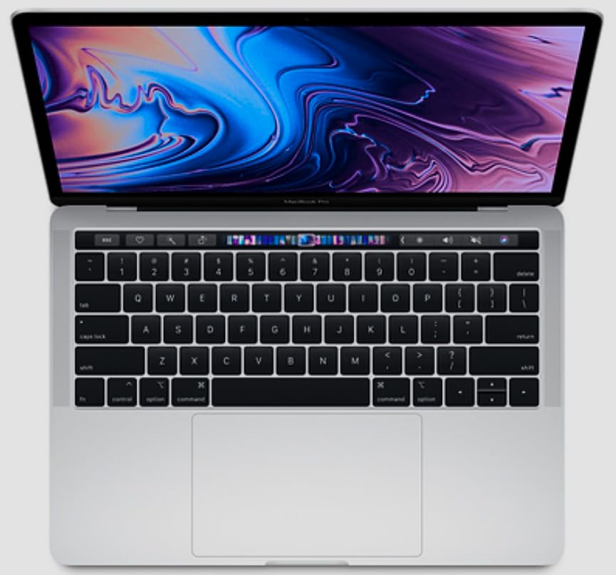 MacB00K Pro 2019 with Touch Bar | 16GB RAM - 512GB SSD | 13inch Display | 2.4GHz Core i5 | Charger For Macbook Pro Laptop macOS Sonoma (Renewed)