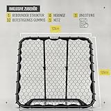 Racetex Rebounder für Fußball XXL [125cm x 125cm] - Fussball Rebounder mit robuster Konstruktion und stufenlos verstellbarem Winkel - Rebounder Fußball für Schuss-, Pass- und Ballannahmetraining - 2