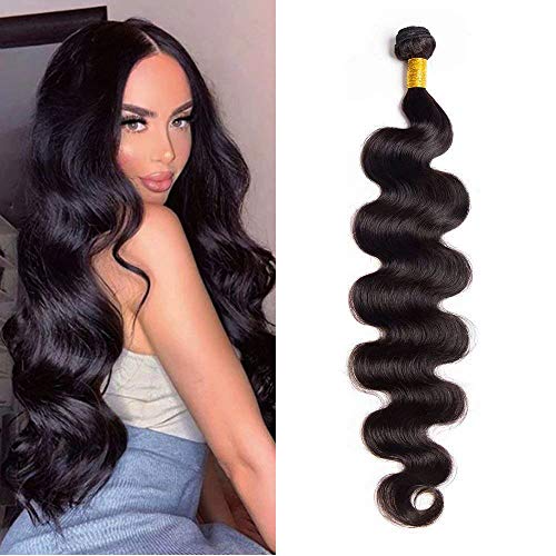Mariska Body Wave Bundles Human Hair Bundles 10A Unprocessed Brazilian Virgin Hair Weave Bundles Body Wave Bundles Remy Human Hair Extensions (16, 1 bundle)