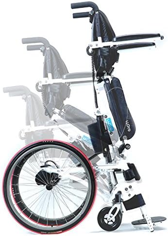 Pegasus II Lightest Standing Semi Powered Wheelchair Mobility One Finger or Hand Stand-up One Function Wheel Chair 2 Year Warranty