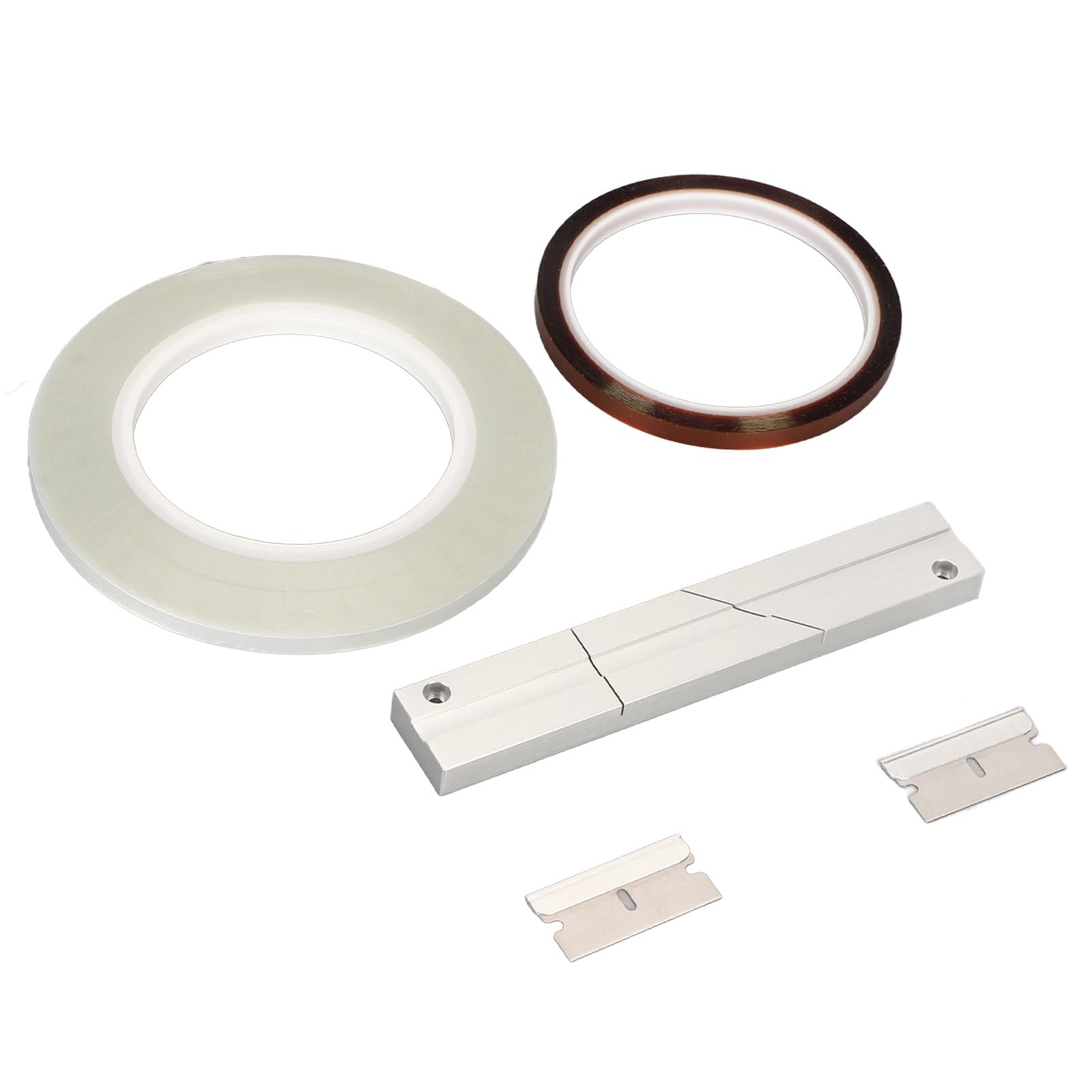 1/4 10 Zoll Spleißblock Kit Universal Open Reel Tape Media mit Spleißband, Vorfachband und Klingen für Revoxsonido