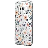 vanki Samsung Galaxy S8 Case Clear View Soft Fashionable Print Flip Case Cover (Color13)