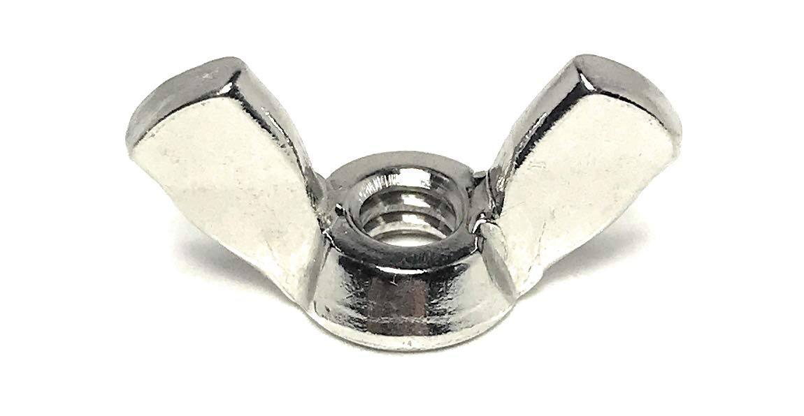 #10-24 Stainless Steel Wing Nuts 10-24 Butterfly Nuts 18-8 Stainless Steel (10 Pieces)