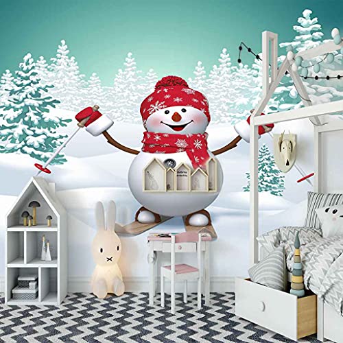 Toile murale 3D 400x280 cm résistante et auto-adhésive - 3